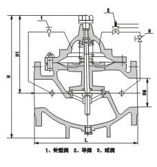 壓差旁通平衡閥(圖1)