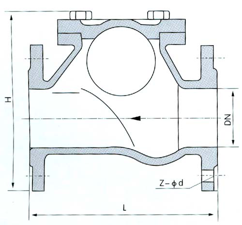 HQ41X球型污水(shuǐ)止回閥